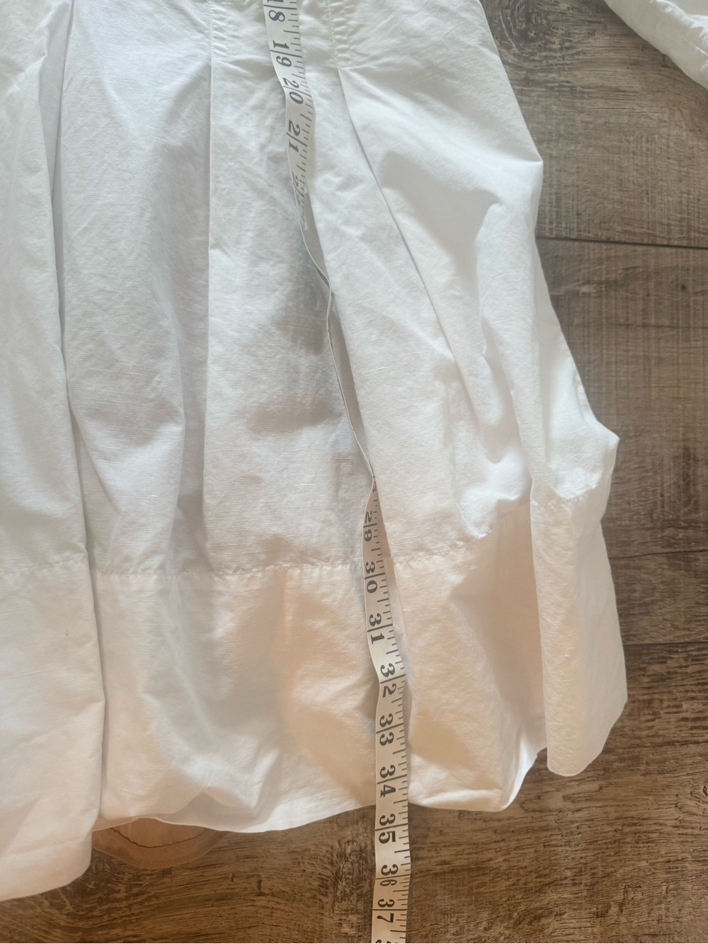 Vince Mini Pleated Dress Size Large White - Picture 6 of 9
